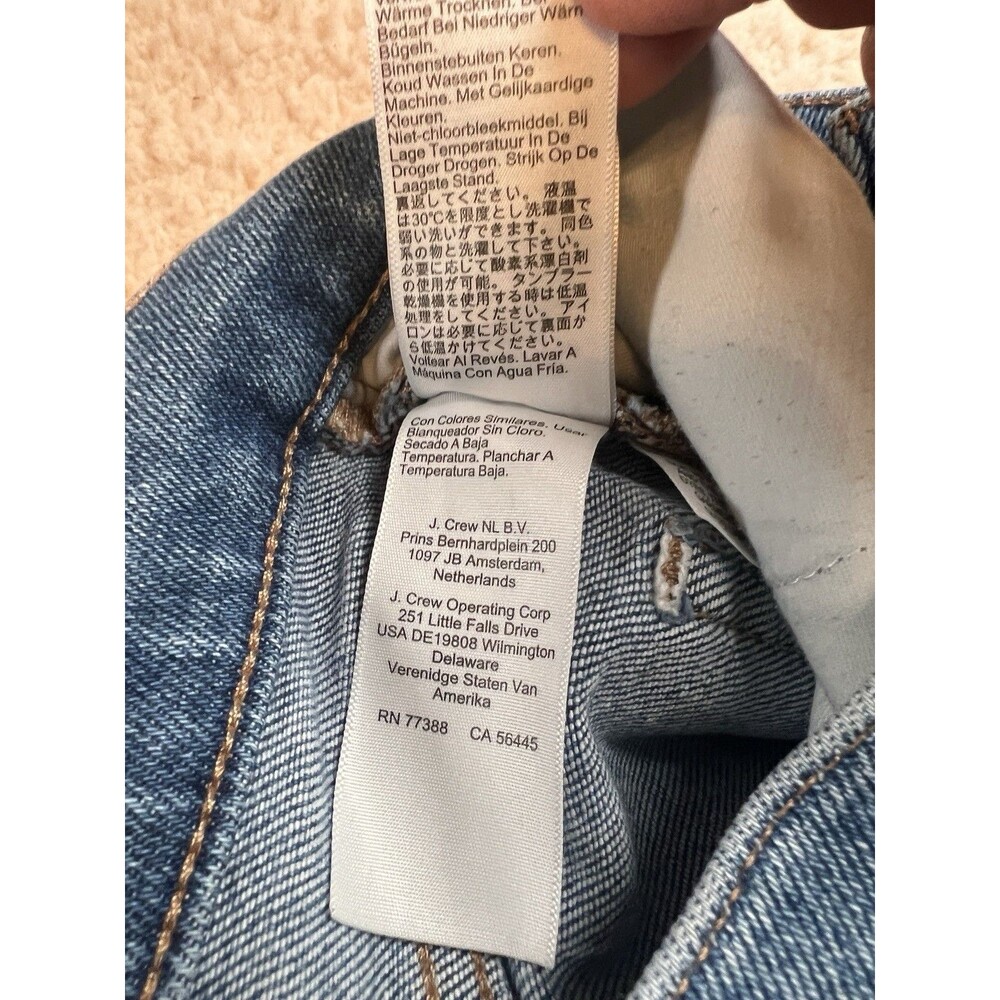 J.Crew Classic Straight Jeans Size 27 Light Wash Womens Denim Casual Fit - Picture 9 of 12